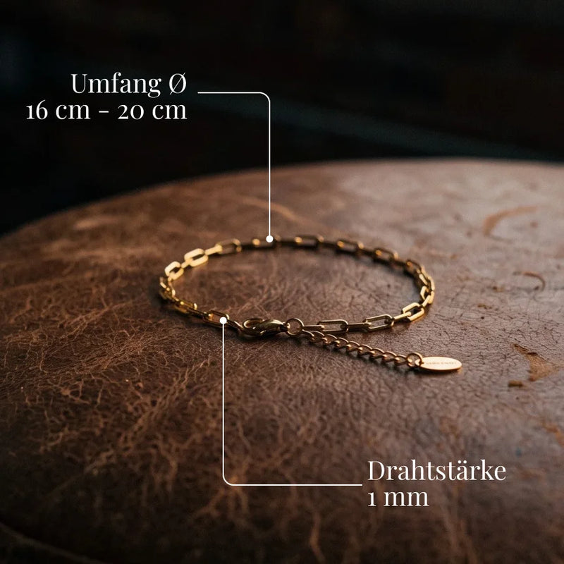 Linea Armband Vergoldet