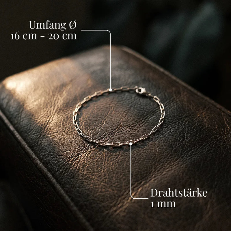 Linea Armband Silber